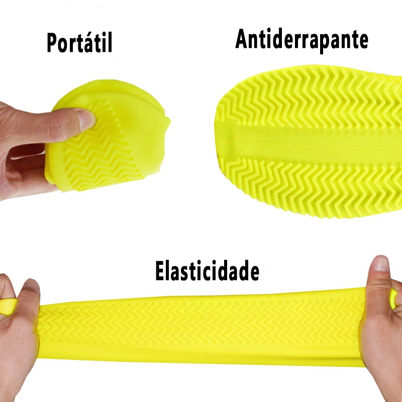 SAPATO IMPERMEÁVEL DE SILICONE