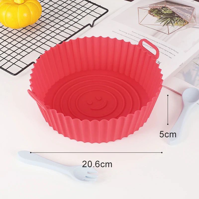 CESTO DE SILICONE FORRO PARA AIR FRYER